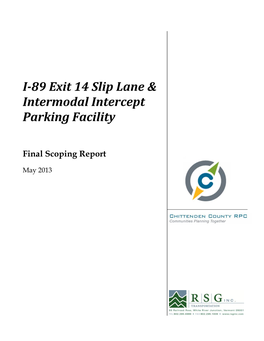 I-89 Exit 14 Slip Lane & Intermodal Intercept Parking Facility