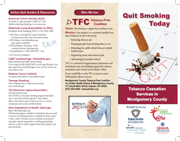Pdf Smoking Cessation Brochure
