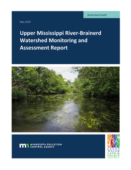 Upper Mississippi River-Brainerd Watershed Monitoring and Assessment Report