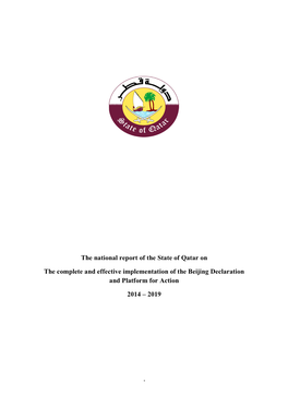 The National Report of the State of Qatar on the Complete And