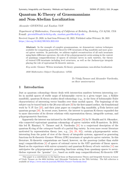 Quantum K-Theory of Grassmannians and Non-Abelian Localization