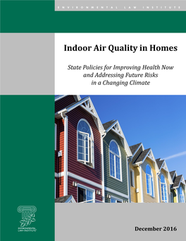 Indoor Air Quality in Homes