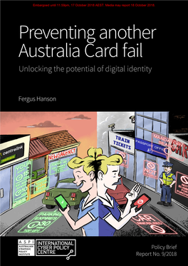 Preventing Another Australia Card Fail Unlocking the Potential of Digital Identity