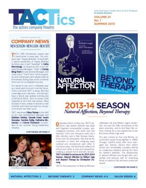 2013-14Season Therapy Beyond