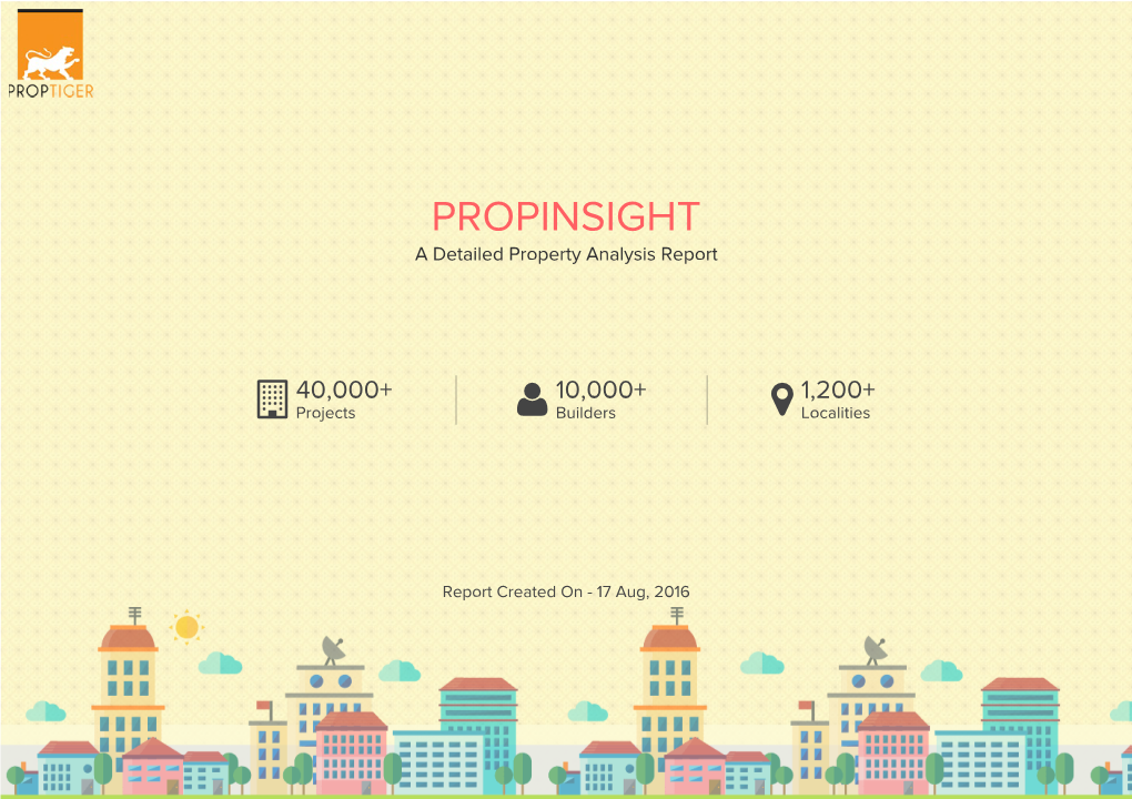 A Detailed Property Analysis Report of Raja Housing Ritz