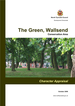 The Green, Wallsend Conservation Area Character Appraisal