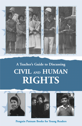 A Teacher's Guide to Discussing Civil and Human Rights