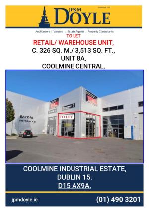Coolmine Industrial Estate, Dublin 15. D15 Ax9a