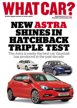 The Astra Is Easily the Best Car Vauxhall Has Produced in the Past