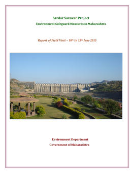 Sardar Sarovar Project Environment Safeguard Measures in Maharashtra