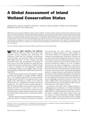 A Global Assessment of Inland Wetland Conservation Status