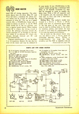 Sized 200 Uf Timing Capacitor. the Sche- Delay Time