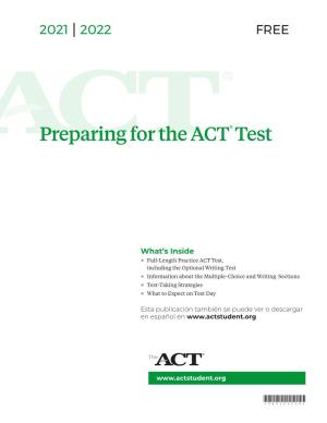 Preparing for the ACT® Test