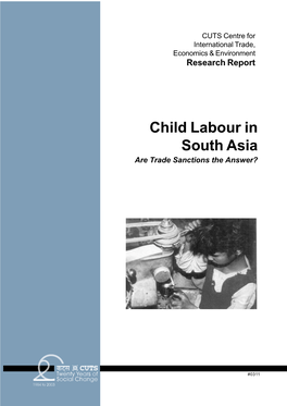 Child Labour in South Asia Are Trade Sanctions the Answer?
