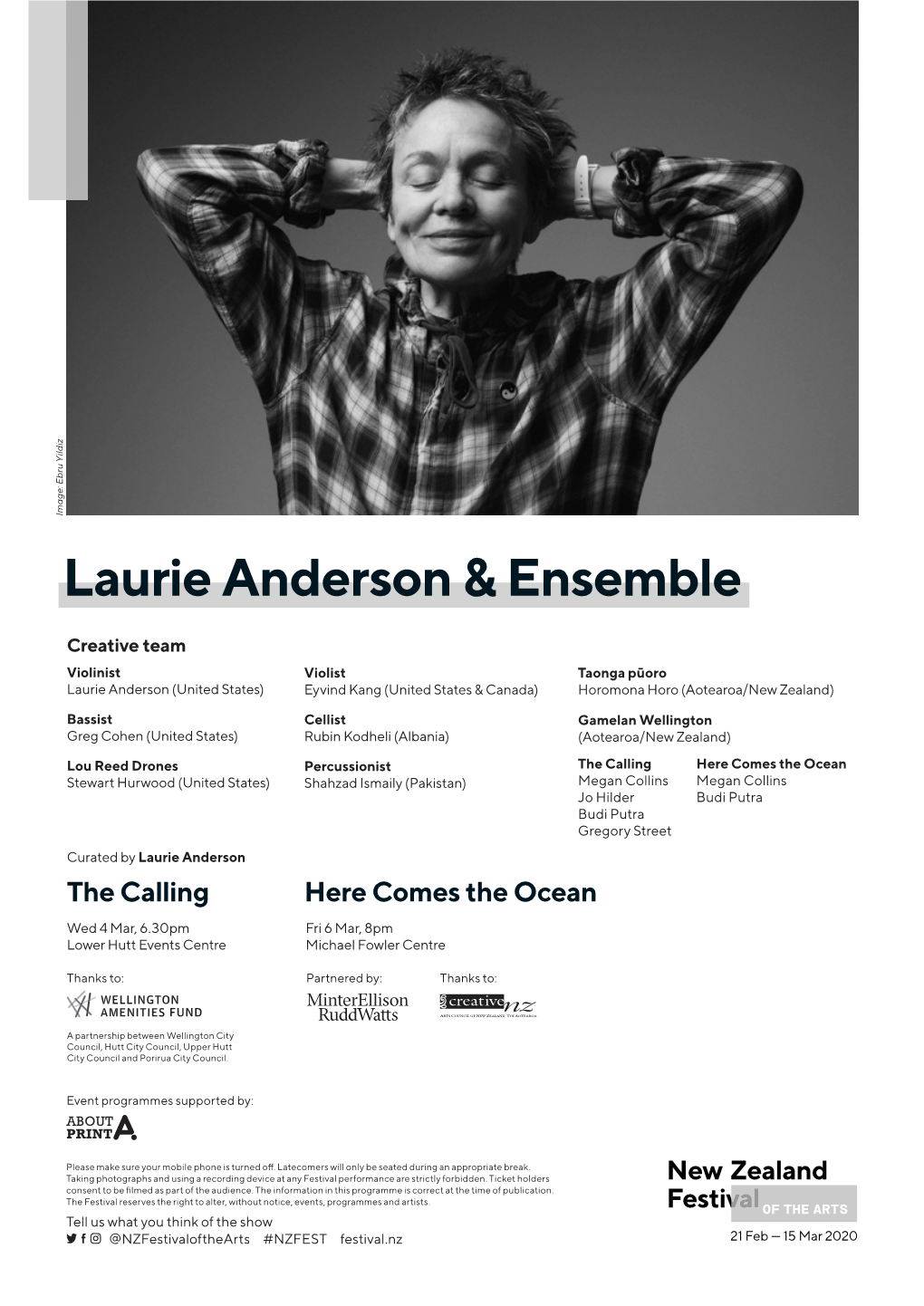 Laurie Anderson & Ensemble