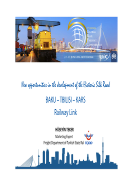 TBILISI – KARS Railway Link