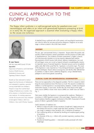 Clinical Approach to the Floppy Child