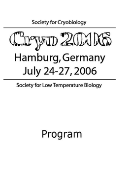 CRYO2006 Programabstracts.Pdf