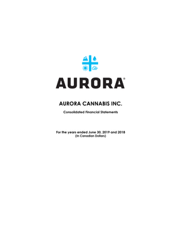 Aurora Cannabis Inc