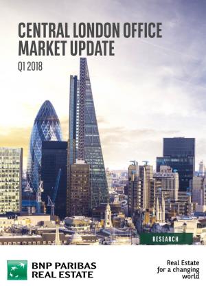Central London Office Market Update Q1 2018