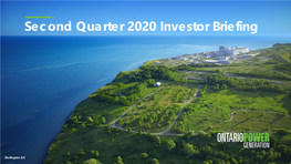 Second Quarter 2020 Investor Briefing