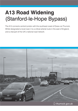 A13 Road Widening (Stanford-Le-Hope Bypass)