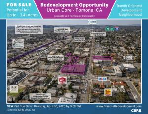 Pomona, CA Development up to ±3.41 Acres Available As a Portfolio Or Individually Neighborhood
