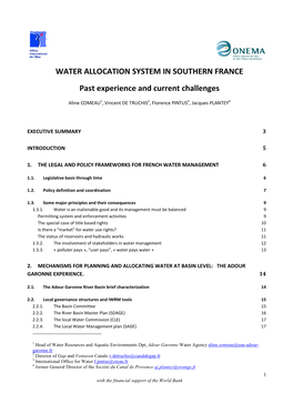 Water Allocation System-FR-Final2014