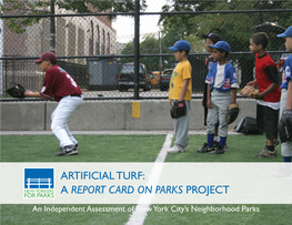 Artificial Turf: a Report Card on Parks Project