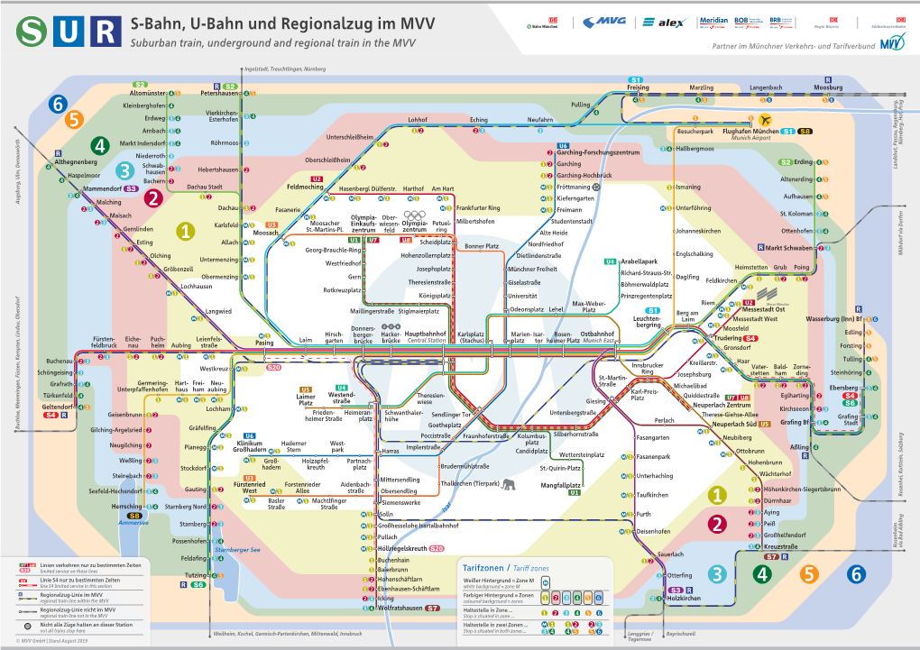 S-Bahn, U-Bahn Und Regionalzug Im MVV