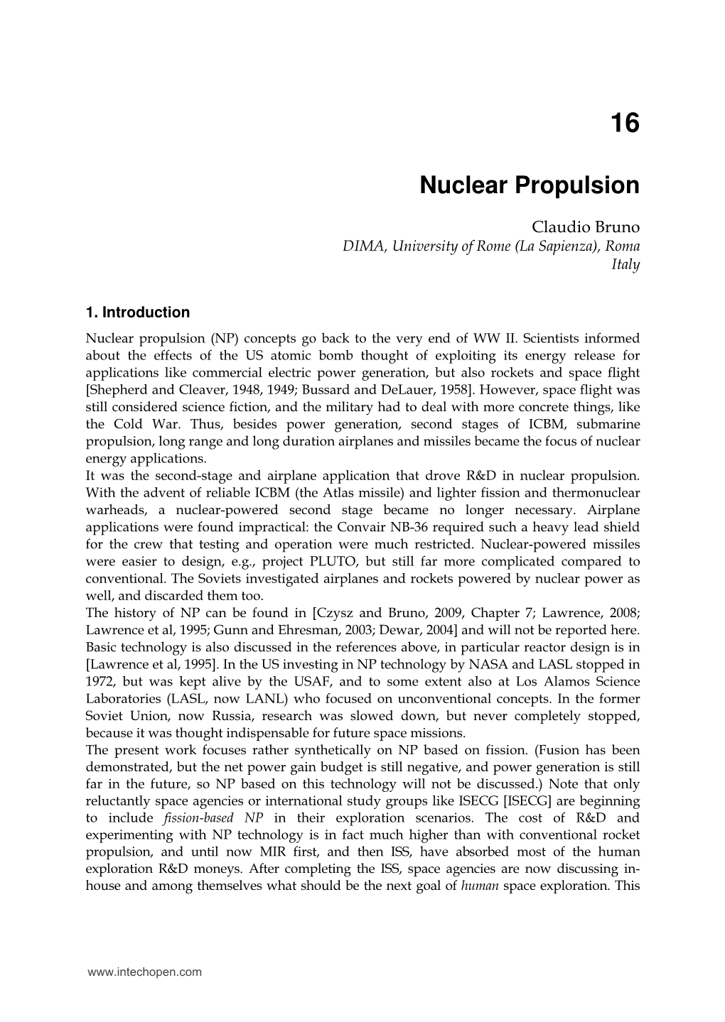 Nuclear Propulsion