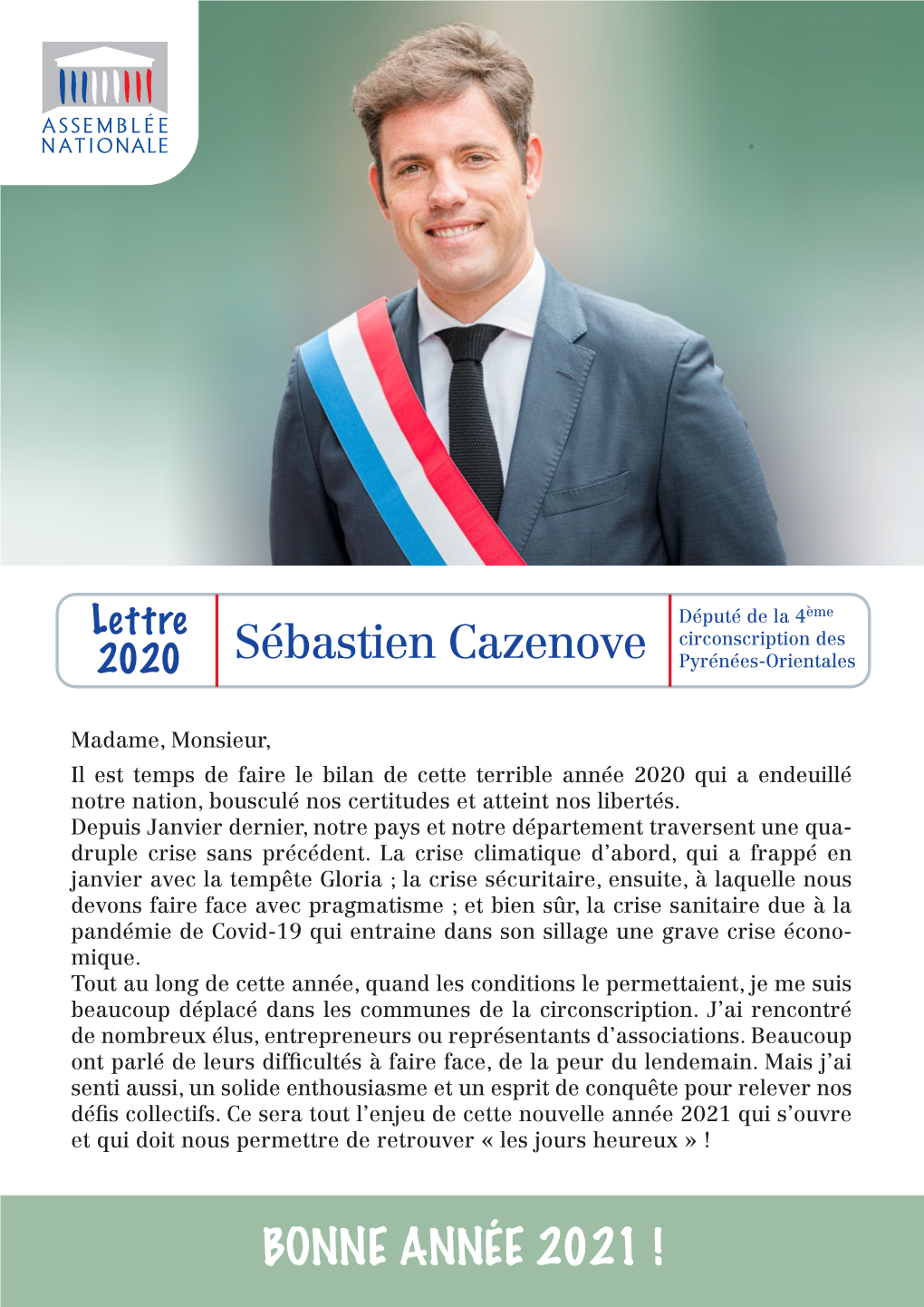 Sébastien Cazenove BONNE ANNÉE 2021 !
