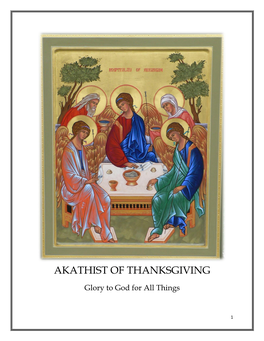 Akathist of Thanksgiving