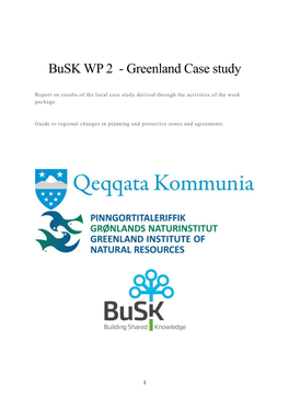 Busk WP 2 - Greenland Case Study
