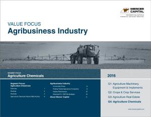 Agribusiness Industry