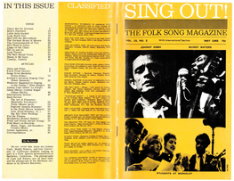 May 1965 Sing Out, Songs from Berkeley, Irwin Silber