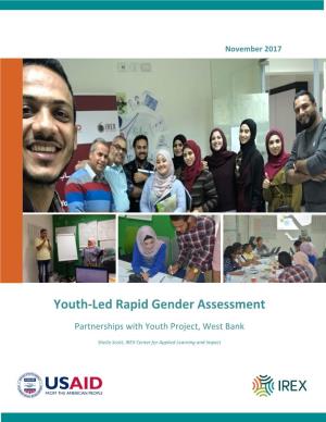 Youth-Led Rapid Gender Assessment
