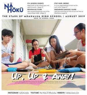 THE STARS of MOANALUA HIGH SCHOOL | AUGUST 2019 Back to School Issue