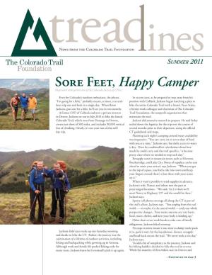 Sore Feet, Happy Camper (Reprinted with Permission of the Colorado Society of Cpas.)