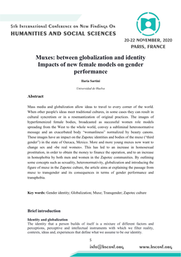 Muxes: Between Globalization and Identity Impacts of New Female Models on Gender Performance