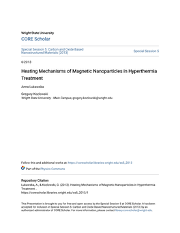 Heating Mechanisms of Magnetic Nanoparticles in Hyperthermia Treatment