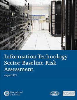 Information Technology Sector Baseline Risk Assessment