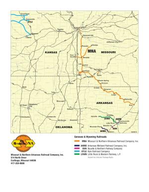 Genesee & Wyoming Railroads OKLAHOMA KANSAS ARKANSAS