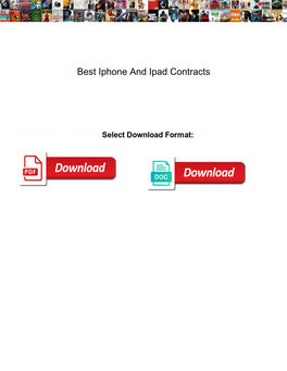 Best Iphone and Ipad Contracts
