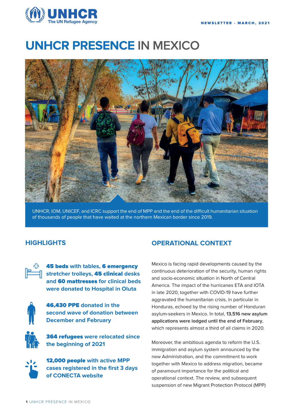 Unhcr Presence in Mexico