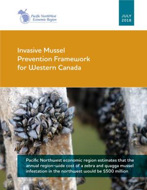 Invasive Mussel Prevention Framework for Western Canada