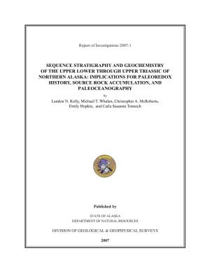 Sequence Stratigraphy and Geochemistry of The