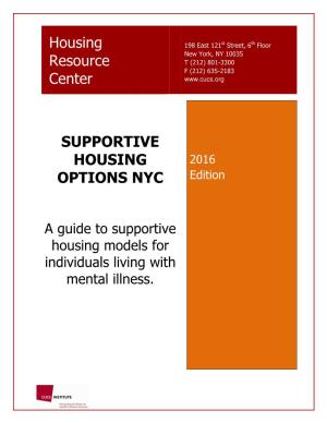 Supportive Housing Options