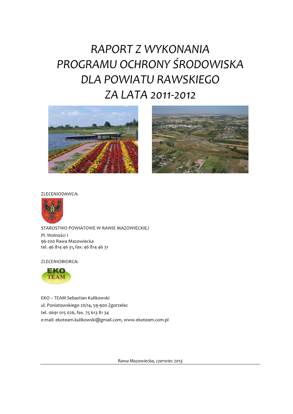 RAPORT Z POŚ Za 2011-2012