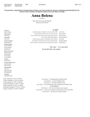 Anna Bolena Page 1 of 2 Opera Assn